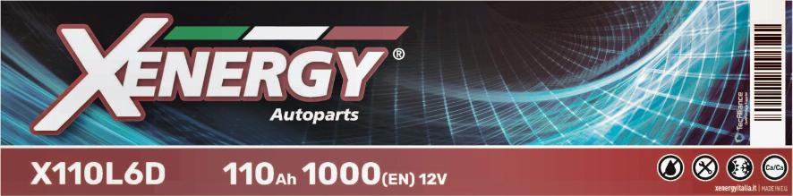 AP XENERGY X110L6D - Batteria avviamento www.autoricambi360.it