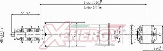 AP XENERGY X185343 - Ammortizzatore www.autoricambi360.it