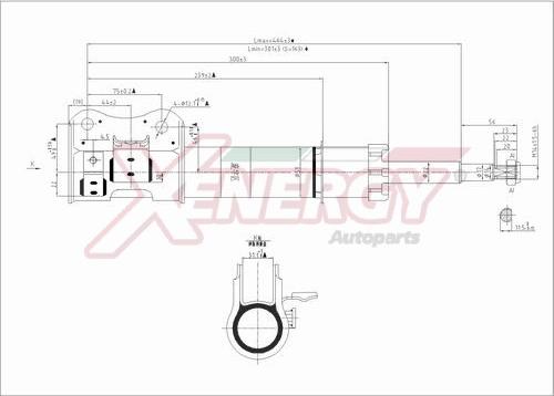 AP XENERGY X139334 - Ammortizzatore www.autoricambi360.it