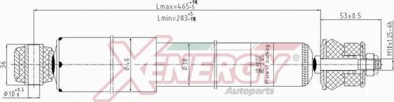 AP XENERGY X135443 - Ammortizzatore www.autoricambi360.it