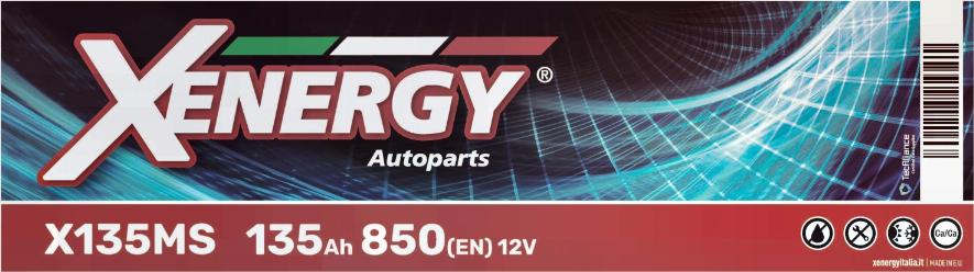 AP XENERGY X135MS - Batteria avviamento www.autoricambi360.it