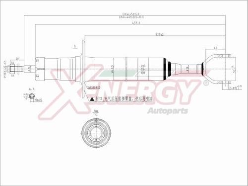AP XENERGY X844341 - Ammortizzatore www.autoricambi360.it