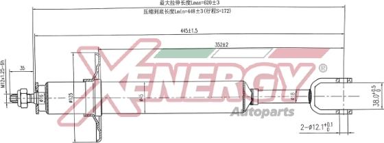 AP XENERGY X845341/1 - Ammortizzatore www.autoricambi360.it