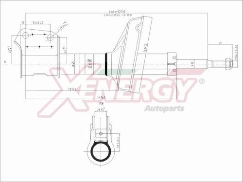 AP XENERGY X848633 - Ammortizzatore www.autoricambi360.it