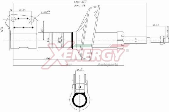 AP XENERGY X848333 - Ammortizzatore www.autoricambi360.it