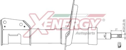 AP XENERGY X848324 - Ammortizzatore www.autoricambi360.it