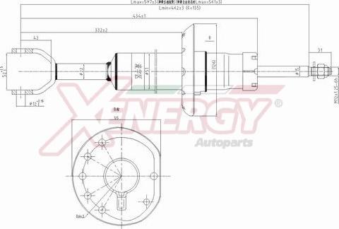 AP XENERGY X842341 - Ammortizzatore www.autoricambi360.it