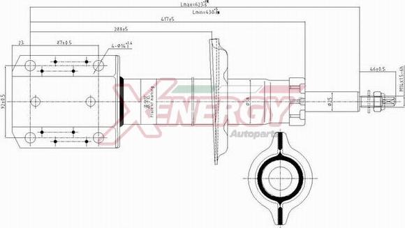 AP XENERGY X851635 - Ammortizzatore www.autoricambi360.it
