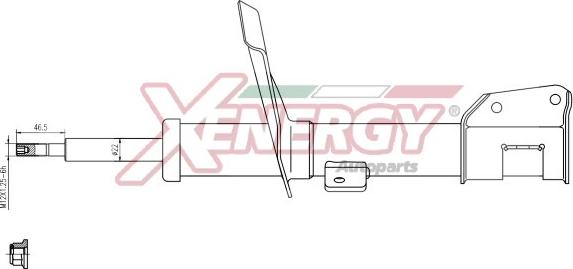 AP XENERGY X863334 - Ammortizzatore www.autoricambi360.it
