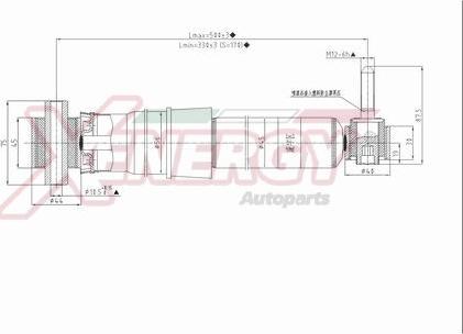 AP XENERGY X804344 - Ammortizzatore www.autoricambi360.it