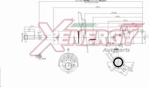 AP XENERGY X8004333 - Ammortizzatore www.autoricambi360.it