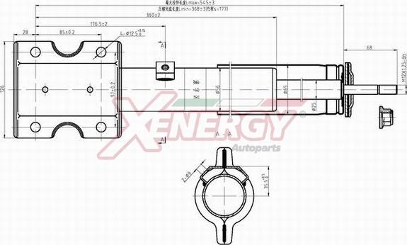 AP XENERGY X800635 - Ammortizzatore www.autoricambi360.it