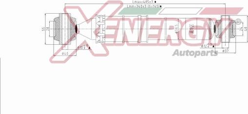 AP XENERGY X8001343 - Ammortizzatore www.autoricambi360.it