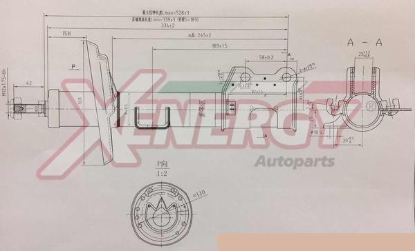 AP XENERGY X8003334 - Ammortizzatore www.autoricambi360.it