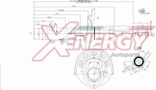AP XENERGY X8003333 - Ammortizzatore www.autoricambi360.it