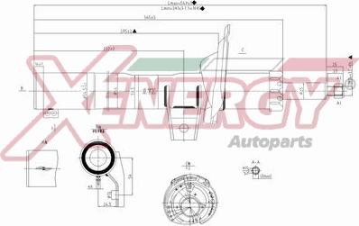 AP XENERGY X8015335 - Ammortizzatore www.autoricambi360.it
