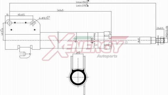 AP XENERGY X801332 - Ammortizzatore www.autoricambi360.it