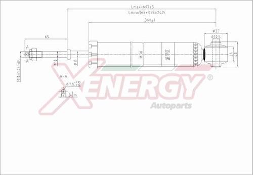 AP XENERGY X808343 - Ammortizzatore www.autoricambi360.it