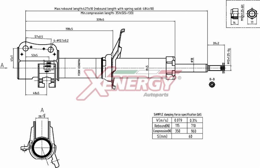 AP XENERGY X803332 - Ammortizzatore www.autoricambi360.it