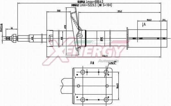 AP XENERGY X807635 - Ammortizzatore www.autoricambi360.it