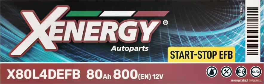 AP XENERGY X80L4DEFB - Batteria avviamento www.autoricambi360.it