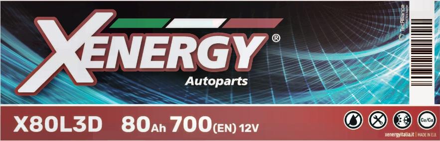 AP XENERGY X80L3D - Batteria avviamento www.autoricambi360.it