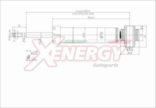 AP XENERGY X814341 - Ammortizzatore www.autoricambi360.it
