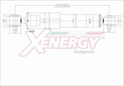 AP XENERGY X810551 - Ammortizzatore www.autoricambi360.it