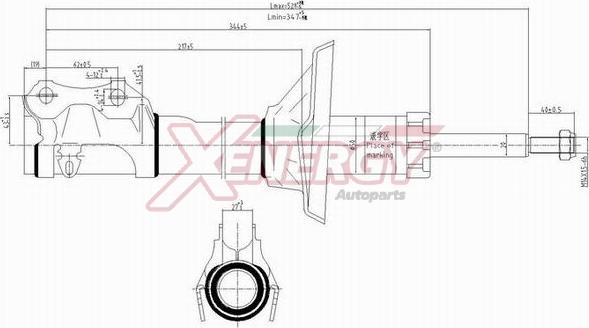 AP XENERGY X810634 - Ammortizzatore www.autoricambi360.it