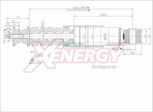 AP XENERGY X810344 - Ammortizzatore www.autoricambi360.it