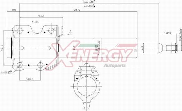 AP XENERGY X810335 - Ammortizzatore www.autoricambi360.it