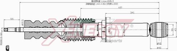 AP XENERGY X817341 - Ammortizzatore www.autoricambi360.it