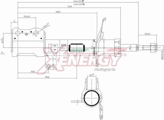 AP XENERGY X817334 - Ammortizzatore www.autoricambi360.it