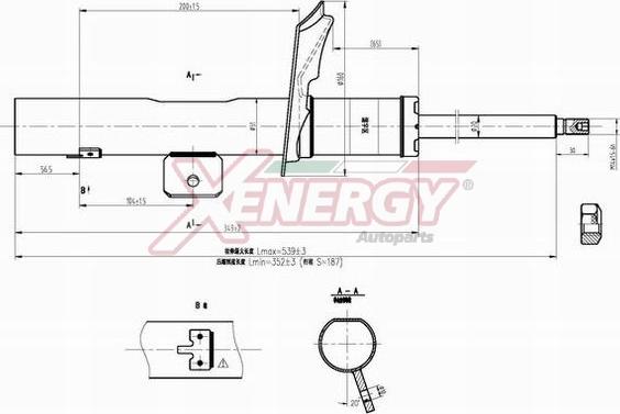 AP XENERGY X839633 - Ammortizzatore www.autoricambi360.it