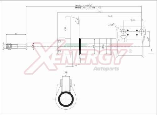 AP XENERGY X831333 - Ammortizzatore www.autoricambi360.it