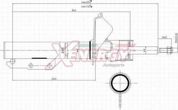 AP XENERGY X826333 - Ammortizzatore www.autoricambi360.it