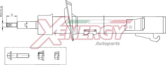 AP XENERGY X399333 - Ammortizzatore www.autoricambi360.it