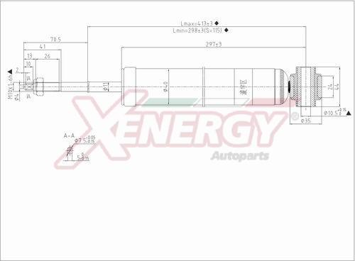 AP XENERGY X393553 - Ammortizzatore www.autoricambi360.it
