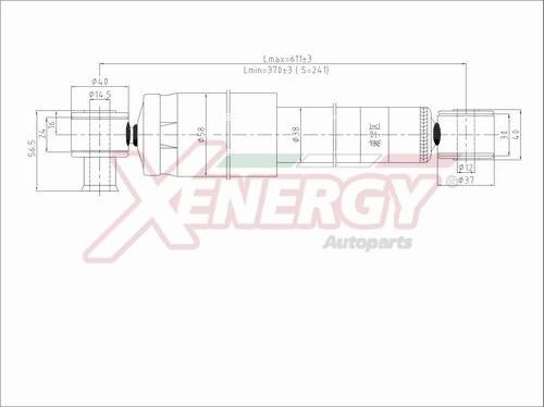 AP XENERGY X392343 - Ammortizzatore www.autoricambi360.it