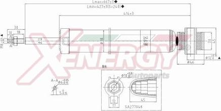 AP XENERGY X309553 - Ammortizzatore www.autoricambi360.it