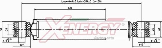 AP XENERGY X303444 - Ammortizzatore www.autoricambi360.it