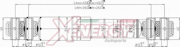 AP XENERGY X303443 - Ammortizzatore www.autoricambi360.it