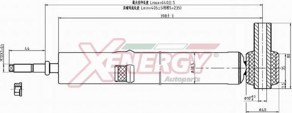 AP XENERGY X302343 - Ammortizzatore www.autoricambi360.it