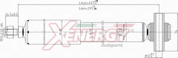 AP XENERGY X385553 - Ammortizzatore www.autoricambi360.it