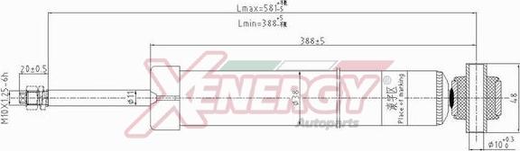 AP XENERGY X381553 - Ammortizzatore www.autoricambi360.it