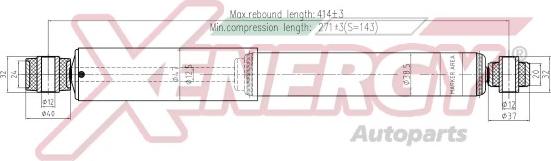 AP XENERGY X331343 - Ammortizzatore www.autoricambi360.it