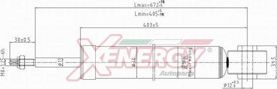 AP XENERGY X379553 - Ammortizzatore www.autoricambi360.it