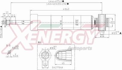 AP XENERGY X298343 - Ammortizzatore www.autoricambi360.it