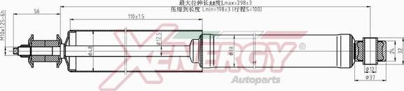AP XENERGY X293443 - Ammortizzatore www.autoricambi360.it