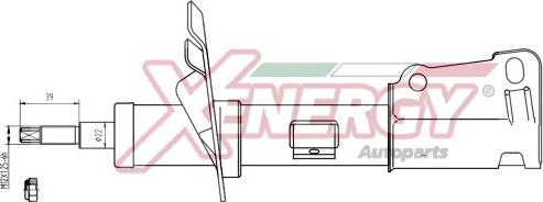 AP XENERGY X249339 - Ammortizzatore www.autoricambi360.it